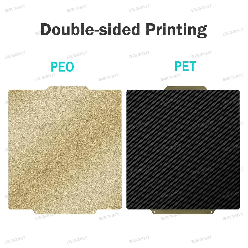 Double-Sided PEI Spring Steel Flexible for Flashforge Creator 5 / Creator 5 Pro Build Plate Heated Bed 3D Printer parts