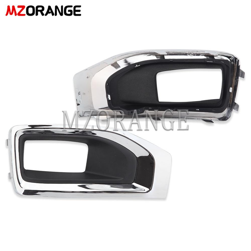 Fog Lights Chrome Cover Grill for GMC YUKON 2015 2016 2017 2018  Fog Lamp Bezel Front Bumper Fog Light Headlight