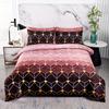 Duvet Cover Set Multicolor Gradient Geometric Pattern Bedding Set Soft Comfortable Duvet Cover For Bedroom Guest Room