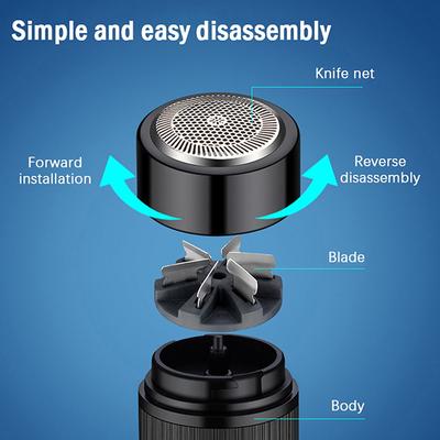 Mini-Shave Portable Electric Razor For Men Usb Rechargeable Shaver Home Travel
