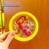 Creative Chinese Song Brocade Butterfly Gourd Keychain with Tassel: Good Luck and Wealth Pendant