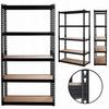 Regał Magazynowy Garażowy Czarny 5 Półek 875Kg 180X90X30 Szybki Montaż