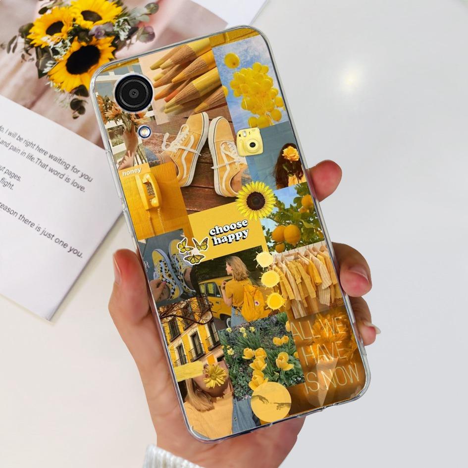 For Cover Samsung Galaxy A03 Core Phone Case Stylish Flower Butterfly Soft Silicone Clear Cover For Samsung A03 Core A032F Coque