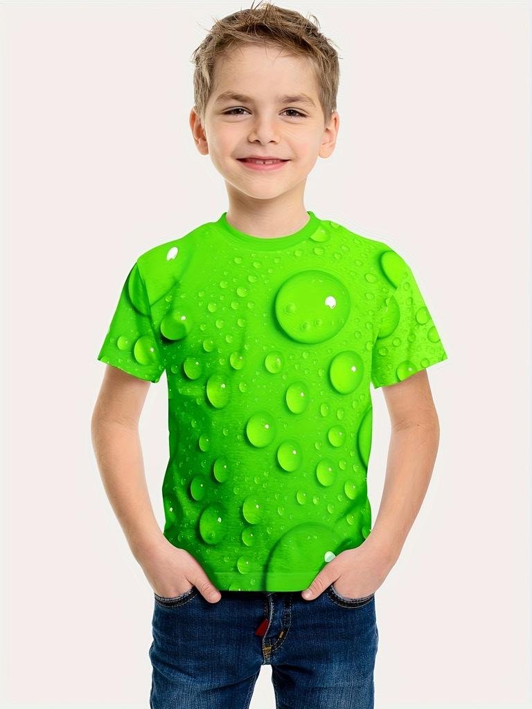 Children's Clothing Clothes For Boy Short Sleeve Boy Child Tee Shirt Kids Clothes 3D Print Fashion O-Neck Girls Summer Clothes