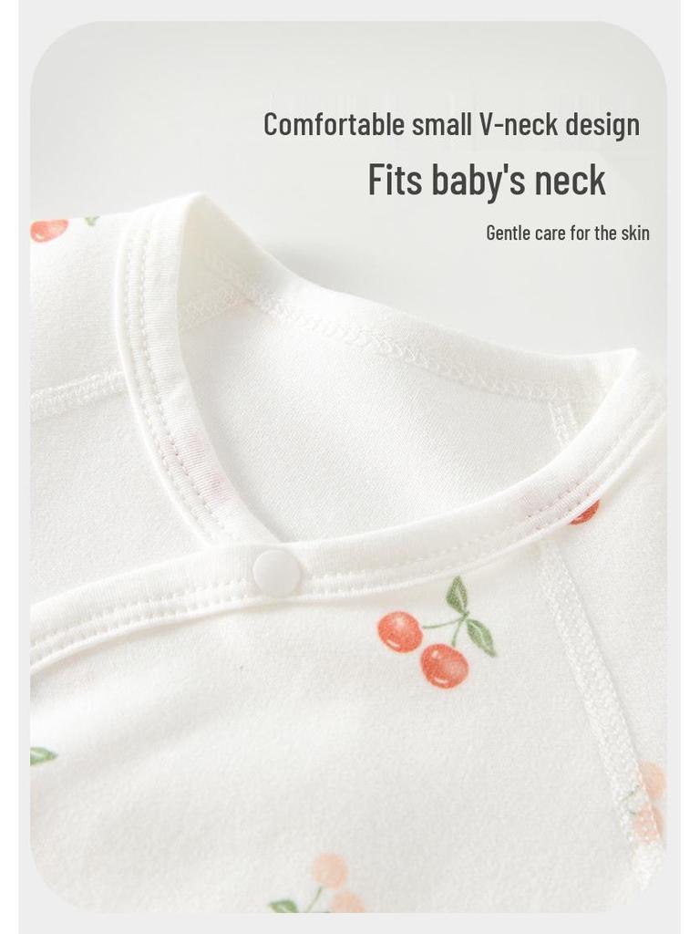 Newborn Half-Back Shirt - Pure Cotton, Class A - 0-3 Months