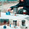Outdoor Portable Heater Stoves Mini Stainless Steel Heating Cover Tent Heater Oven Burner Camping