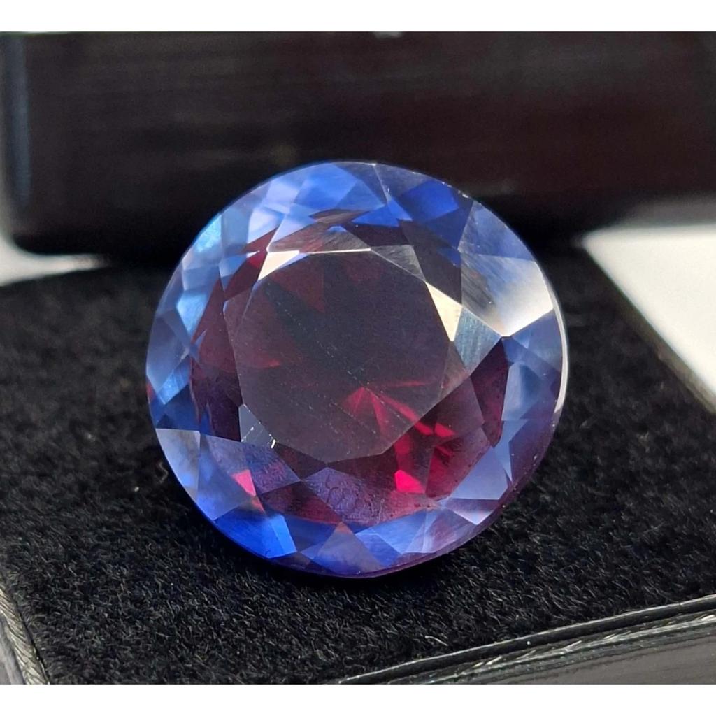 Pitambari Sapphire Natural 12-14 Ct Round Cut Fabulous Certified Loose Gemstone