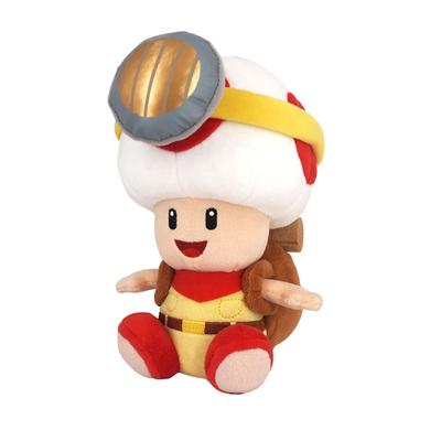 Sanei Boeki Captain Treasure Tracker W12 X D15 X H18cm Plush Toy SK01 Toad (Sitting)