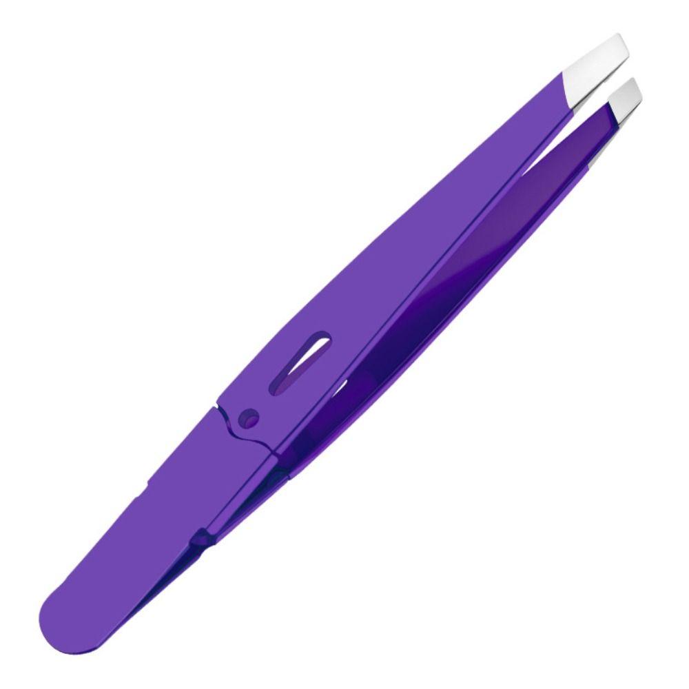 2PCS Stainless Steel Eyebrow Tweezer Colorful Multi-purpose Eyelash Extension Clip Makeup Tools Hairs Puller Facial Care