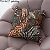 Boho African Wild Animal Print Pillow Covers Pattern Cushion Cover Suitable for Sofa Bedroom Car Pillow Cover