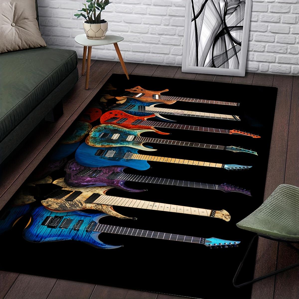

1pc PeaRooster Non-Slip Print Rugs for Living Room Bedroom Bathroom Kitchen Home Decoration Mats 40x60cm