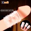 Cock Rings Lock Durable Silicone Penis Ring Sex Toys for Men Male Delay Ejaculation Scrotum Lock Ring Couples Adult 18+