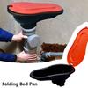 1Pcs Squatting Design Folding Bed Pan Odor Proof Portable Travel Potty  Emergency Work Use