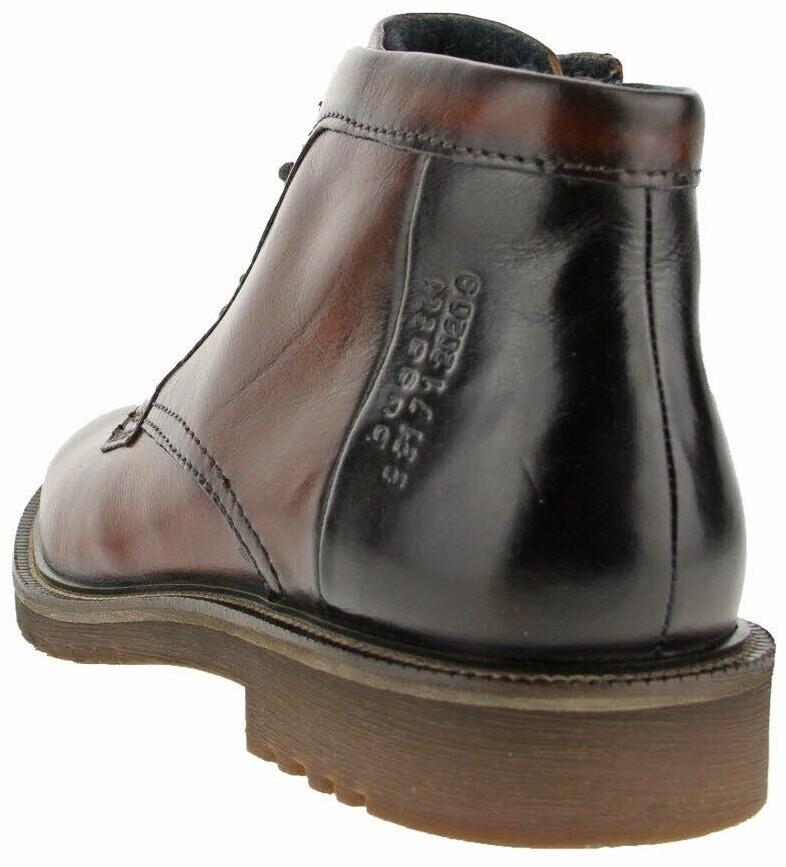 Ботинки Bugatti на шнуровке коричневого цвета из гладкой кожи с теплой подкладкой и застежкой на молнию