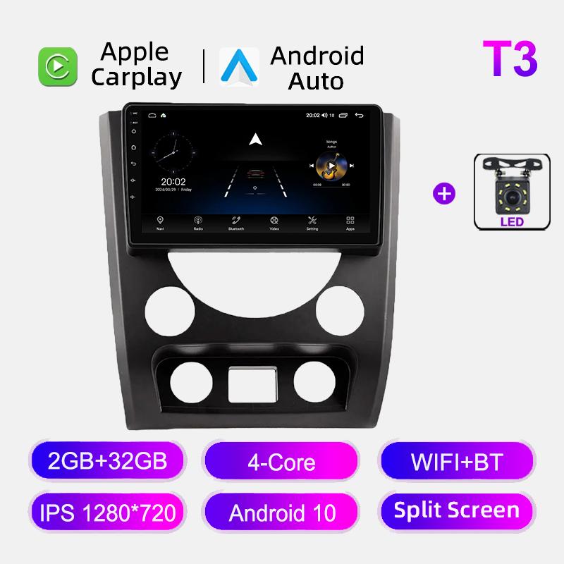 Car Radio Multimedia Player For SsangYong Rexton W 2014-2016 Wireless Carplay Stereo 2DIN Android 12 Navigation GPS Head Unit