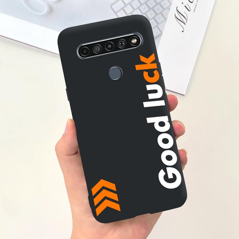 Para Funda LG K61 LMQ630EAW LM-Q630 Flor de Moda Suave Coque Fundas de Teléfono Para LG K61 2020 K 61 Cubierta Trasera de Silicona Para LGK61 Funda