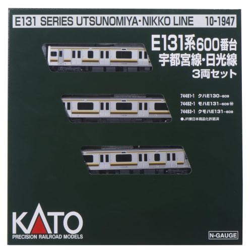 KATO N Gauge E131 Series 600 Utsunomiya Line/Nikko Line 3-Car Set 10-1947 Model Train
