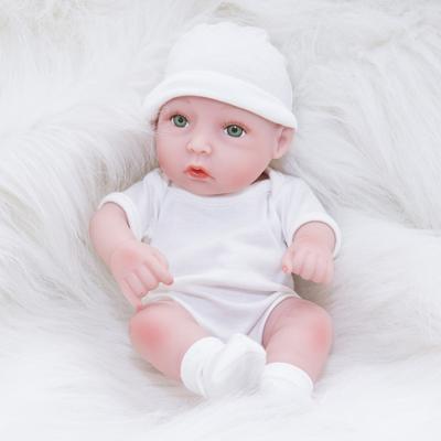 Children Toy Gift Simulation Baby Doll Bathing Silicone Doll 28CM