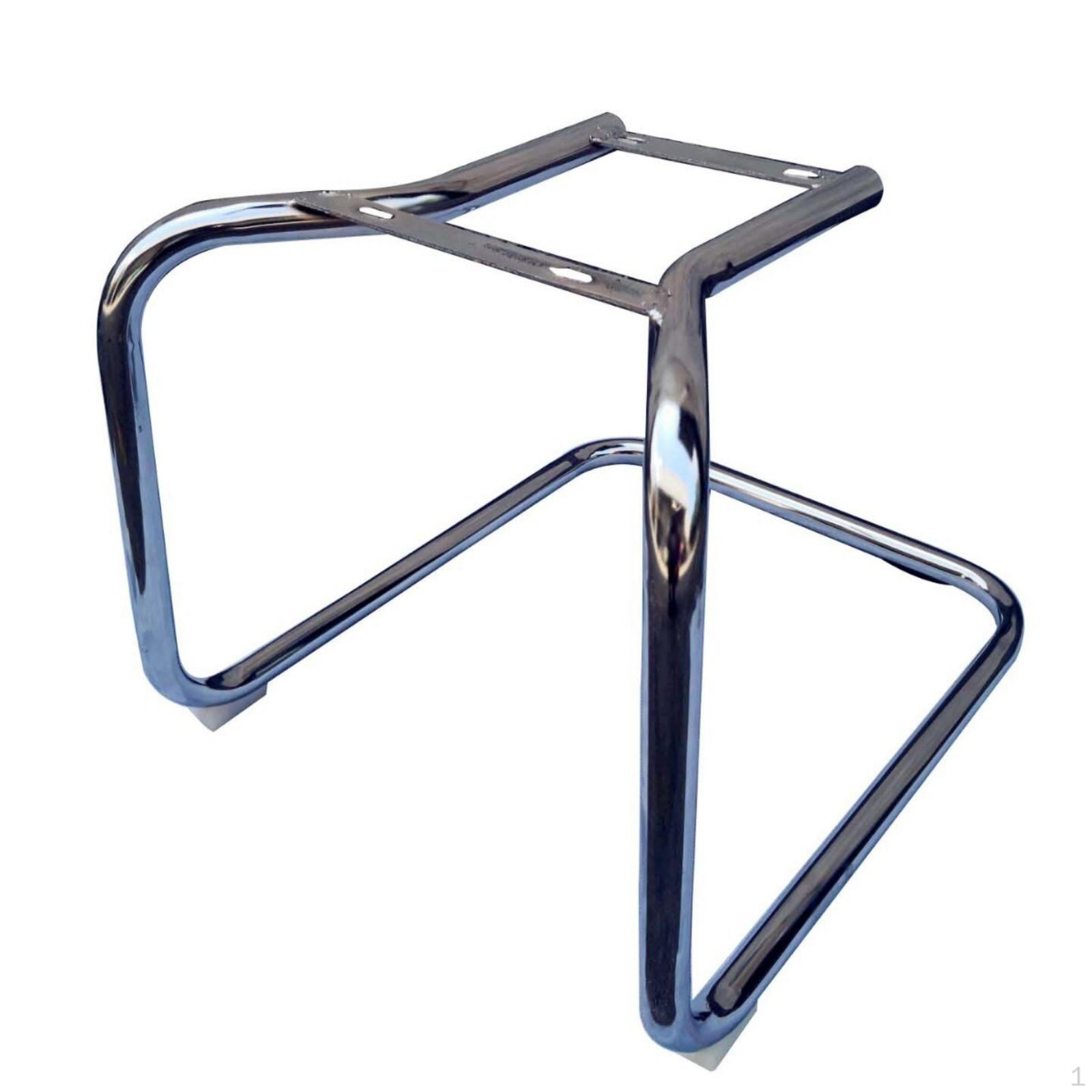 Chrome Chair Base Frame Slotted Tubular