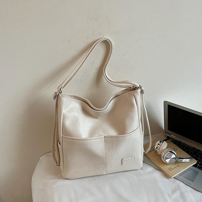 Vintage Shoulder Bag Women's Tote Bag Large Capacity Underarm Bag