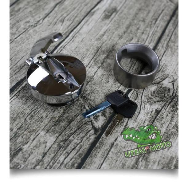 Vintage Motorcycle Customized Fuel Tank Cover Oil Cap Classic Lock Tank Port For GN125 MASH125 MASH250 MUTT125 GV300S