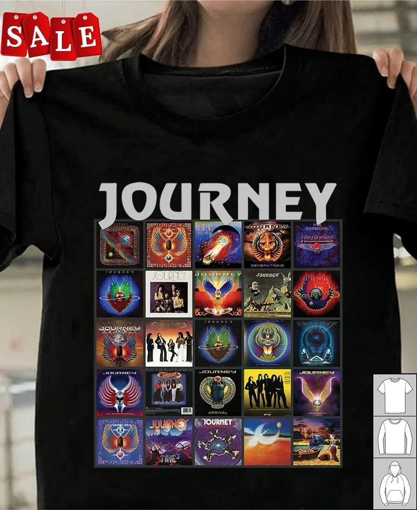 

Hot Journey Band Collection Album Gift For Fans Unisex All Size Shirt TH804 Unisex T-Shirt L