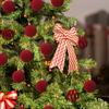 2.36 Inch Christmas Tree Ornaments, Velvet Balls, 20 Pieces Flocked Decorative Ball Ornaments Set, For Christmas 2024, Red