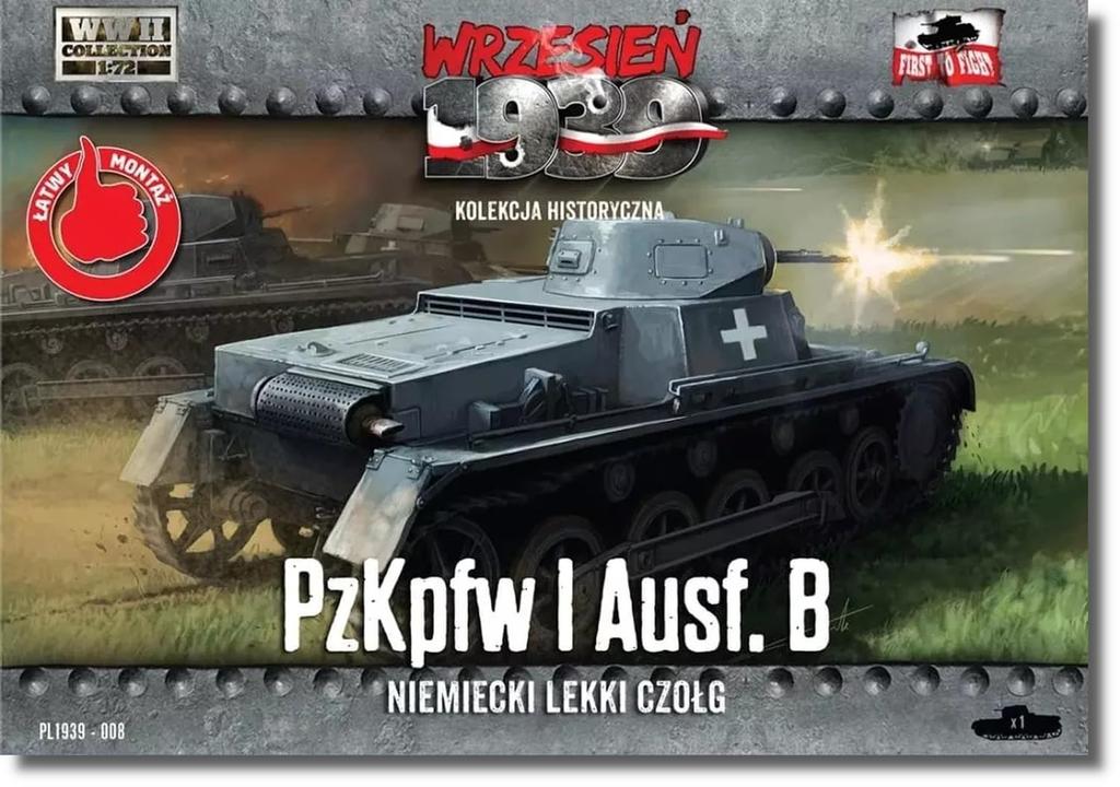 FTF 1/72 German Panzer 1 Ausf. B Plastic Model Kit PF72008 (Tank)