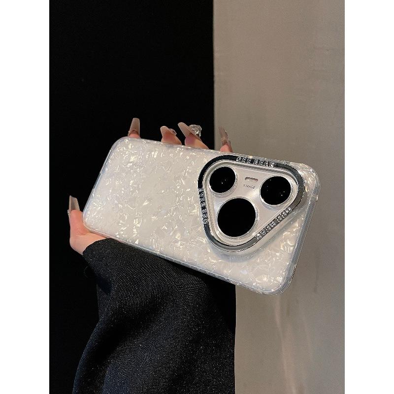 Applicable to Huawei pura80pro mobile phone case new p80 women's gradual change shell pattern pura70 pro anti-drop case