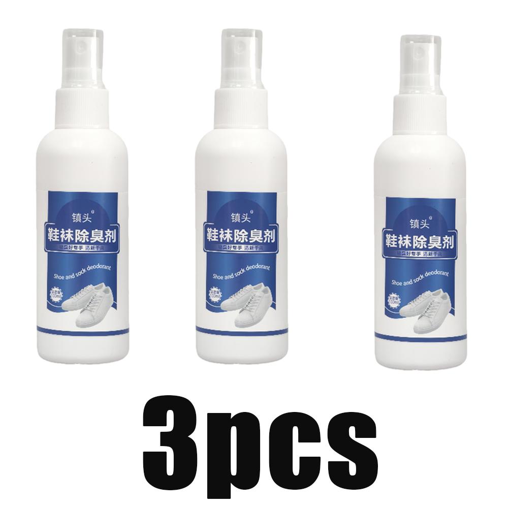 1/2/3pcs 100ml Shoes Socks Deodorizing Removal Spray Footwear Deodorant Antibacterial Antiperspirant Fresh Air Stink Remover