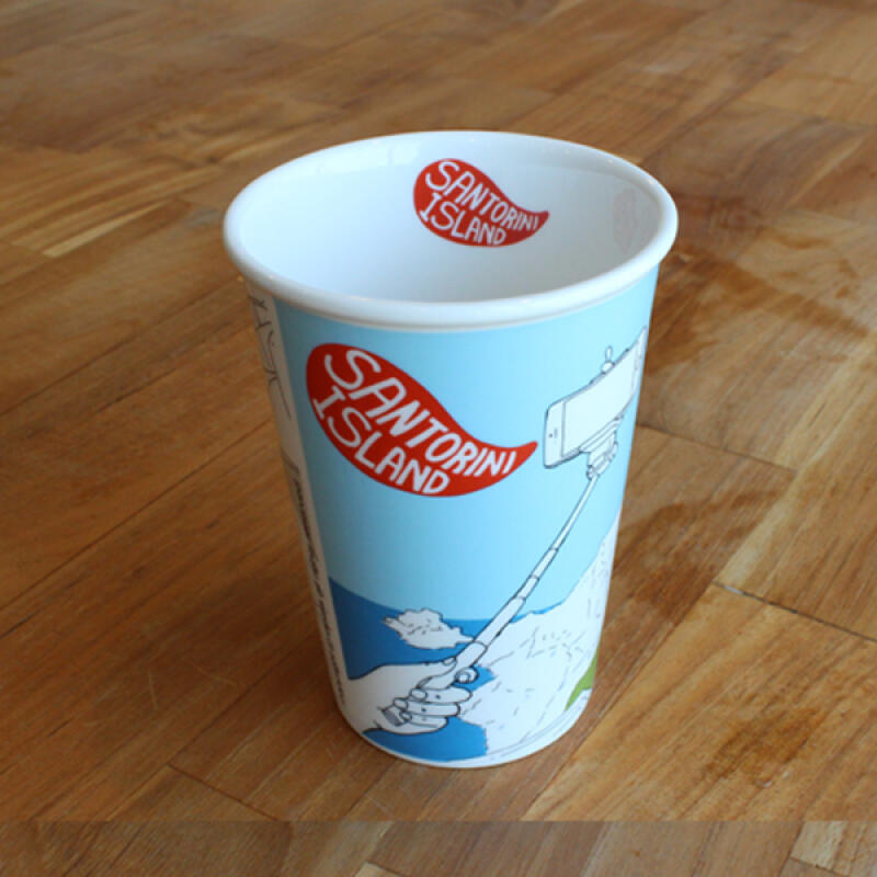 European Travel Santorini Large Cup