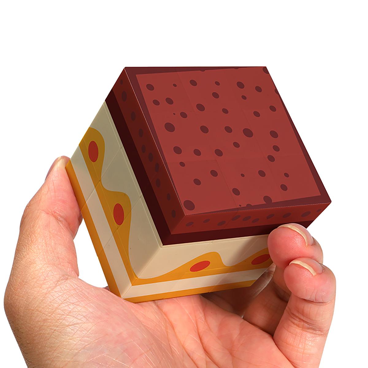 Magic Cube 3x3x3 3D UV cake stress-relieving puzzle professional smooth speed game children s toy gift
