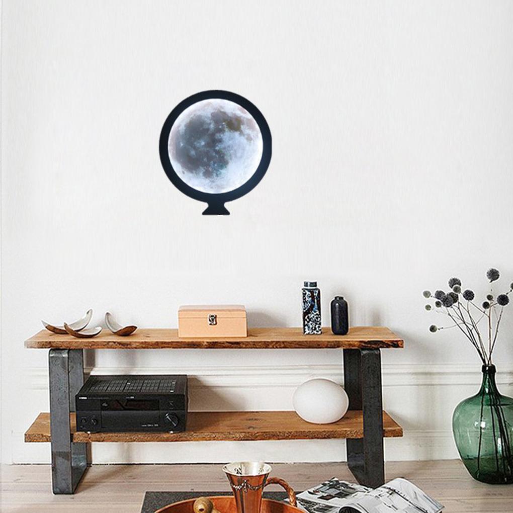 Spiegelleuchte Wandmontiert Make-up LED Spiegellampe Mondförmige Wand-Nachtlampe Heimdekorationszubehör