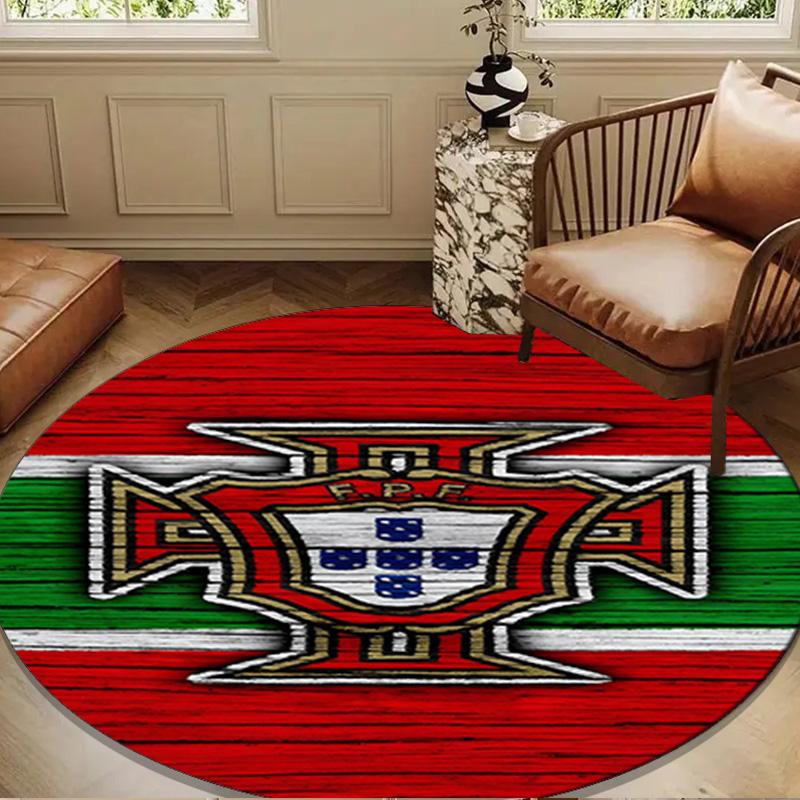 Portugal's National Emblem Round mat Home Decor, Chair rug For livingroom,Bedroom, doormat home decor Birthday Gift Christmas Gifts
