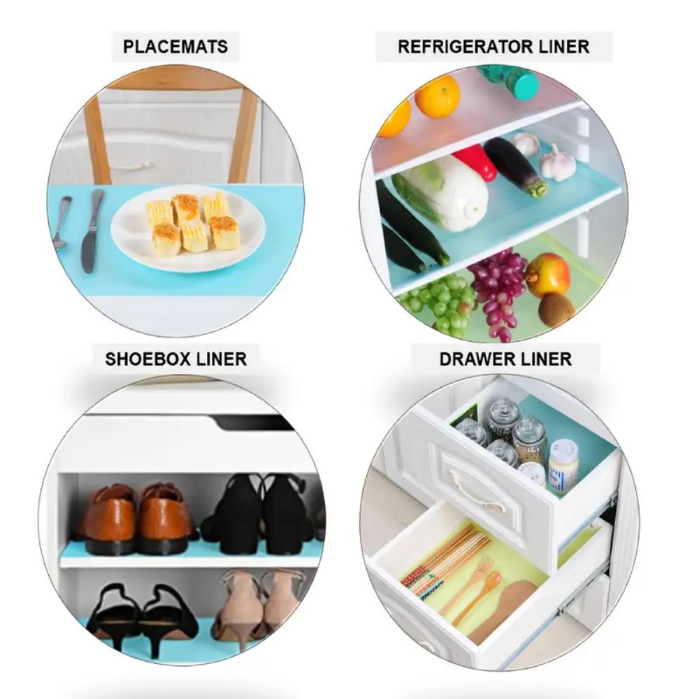 Refrigerator Pad, Waterproof and Washable, Can Be Used As a Refrigerator Pad, Drawer Pad, Drawer Table Pad and Slow-drying Anti-