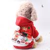 Weihnachtskatzenkleidung Kleine Hunde Katzen Weihnachtsmannkostüm Kätzchen Welpen Outfit Kapuzenpullover Warme Haustierhundekleidung