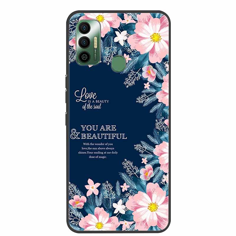Per Tecno Spark 7 Custodia Lusso Silicone Morbido TPU Cover Custodie per Telefono Per Tecno Spark 7 Pro Spark 7P Spark7 Protettiva KF6 Coque