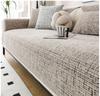 Solid Color Chenille Sofa Mat Four Seasons Universal Prevent Cat Scratching Sofa Cover Modern Furniture Dustproof Couch Covers