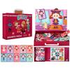 Wood Magnetic Stickers Toys Cartoon Pattern Montessori Games Jigsaw Puzzle  Early Educational