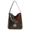 Women's bag new fashion casual solid color large-capacity commuting double shoulder back single shoulder handbag