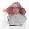 Mosquito Bee Insect Mesh Head Face Protector Fishing Hunting Net Hat Mask Caps Fishing Hat Bug Mesh Net Insect Gnat Head Cover
