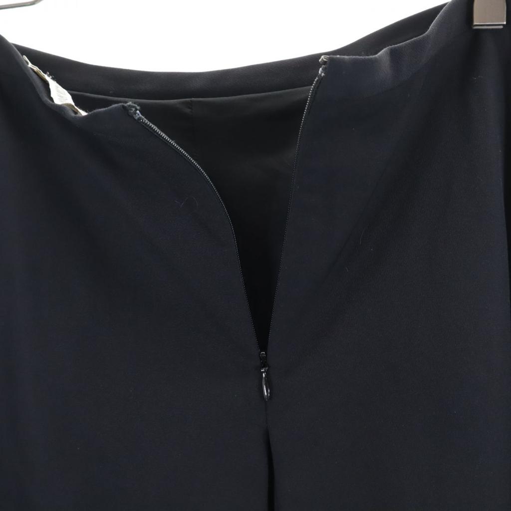 JIL SANDER made in Italy Midi length tack skirt 32 Black Women Used
