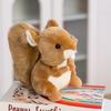 22CM Simulated Squirrel Plush Toys Soft Stuffed Cartoon Animal Doll Fluffy Squirrel Pillow Nice Birthday Gifts