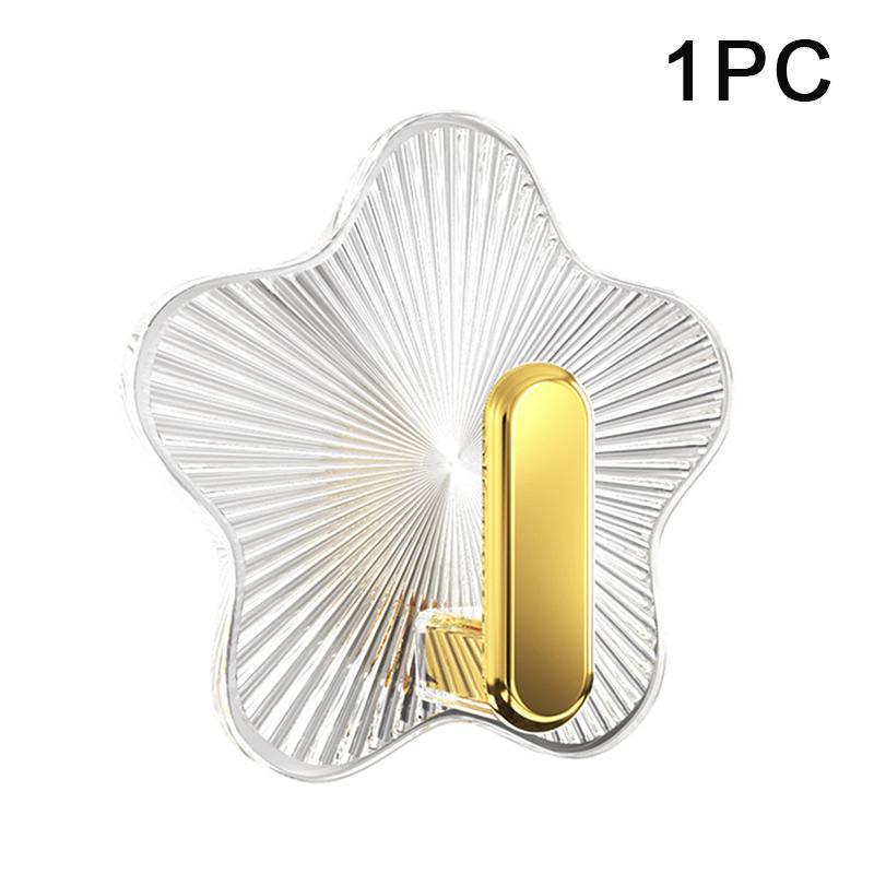 1/3Pcs Strong Adhesive Hooks Wall Hooks No Punching Mounted Door Key Coat Bathroom Robe Hanger Kitchen Rack Shelf Bag Hook
