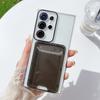 Für Samsung Galaxy S22 Ultra 5G Hülle Transparentes TPU Kartenhalter Handyhülle
