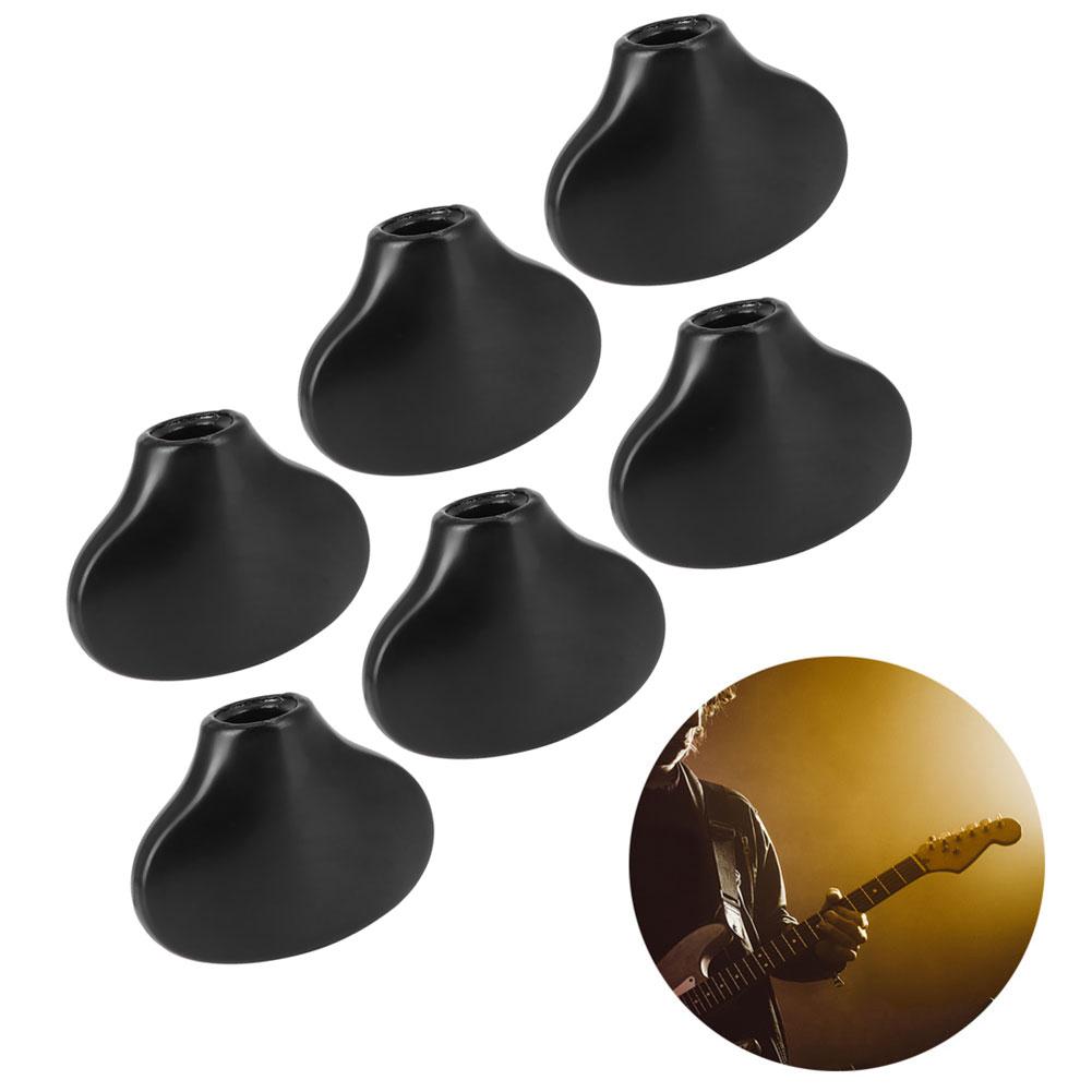 Tuning Peg Cap Ukulele Tuning Knob Handle Small Fish Tail Shape Guitar Shaft BuckleBlack