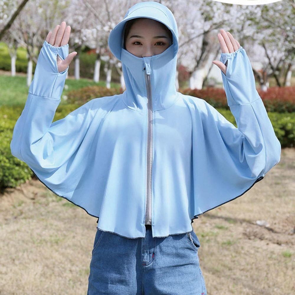 

Однотонная охлаждающая одежда для защиты от солнца Летние солнцезащитные рукава Солнцезащитный крем толстовка с капюшоном