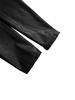 LD2271 Women's Autumn/Winter Long Leather Lapel Cardigan - Buttoned, Warm, Trendy Streetwear Jacket