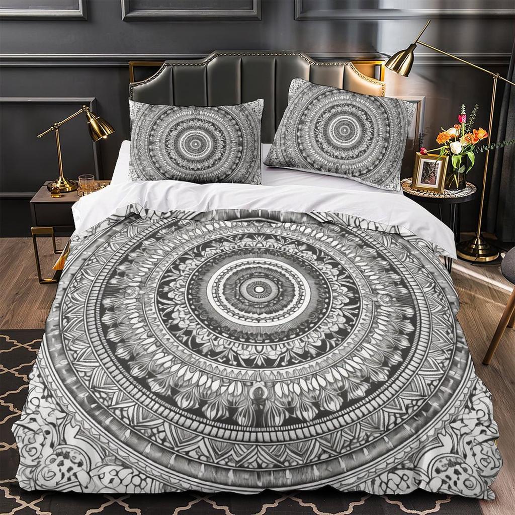 3D Digital Printing Bedding Two Or Three-Piece Set Bohemian Series Polyester