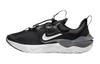 Run Flow Comfortable Abrasion Resistant Low Top Kids' Running Shoes Black White Unisex DR0472-001